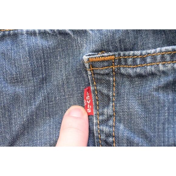 Levi's 559 Relaxed Straight Fit Rugged Blue Denim Jeans Mens Size 38 x 32 - Picture 8 of 8